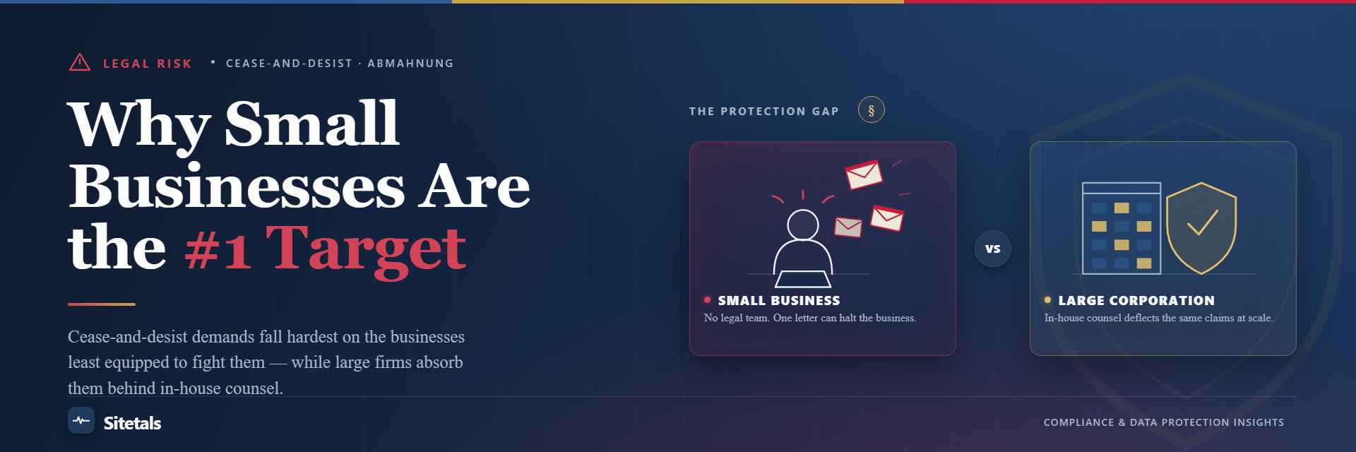 Why Small Businesses Are the #1 Target for Abmahnungen